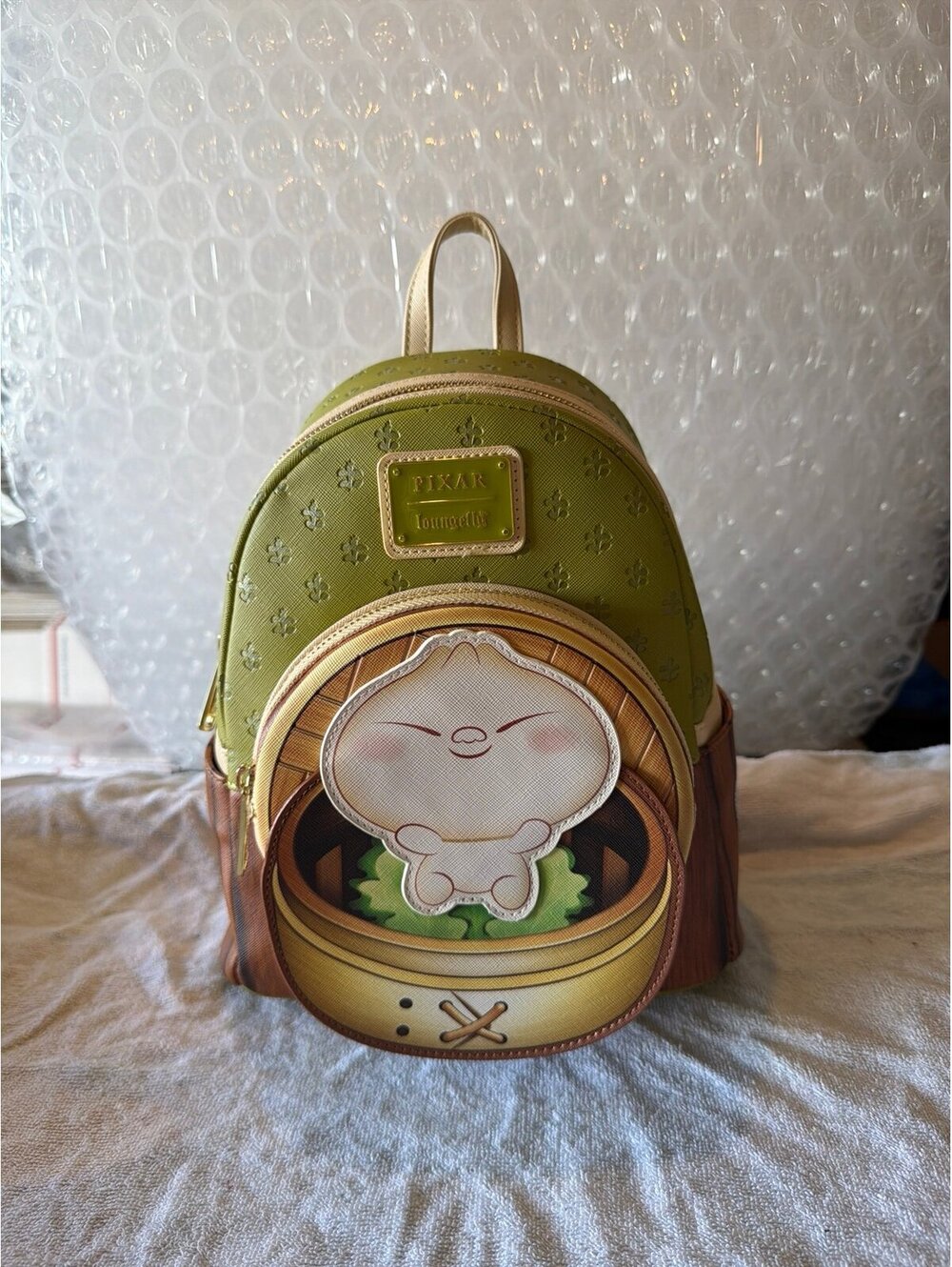 Loungefly Pixar Bao Bamboo Steamer Basket Backpack NWT